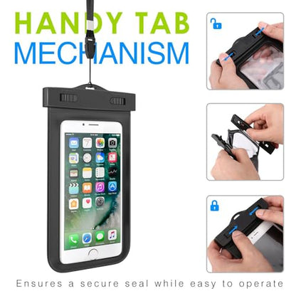 Waterproof Case Underwater Bag Compatible with Samsung Galaxy Z Fold5/Fold4/Fold3 5G, Floating Cover Touch Screen IPX8 Pouch
