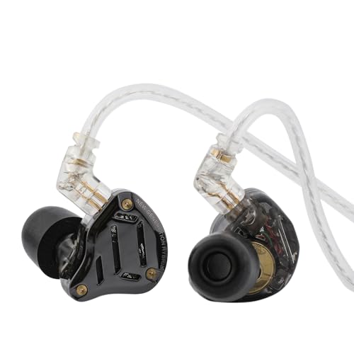 Linsoul KZ ZS10 PRO 2 1DD+4BA Hybrid in Ear Monitor IEM HiFi Wired Earbuds - size: Without Mic