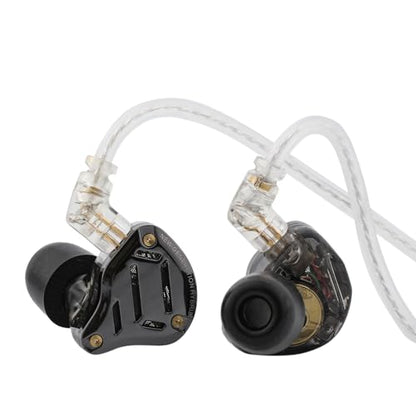 Linsoul KZ ZS10 PRO 2 1DD+4BA Hybrid in Ear Monitor IEM HiFi Wired Earbuds - size: Without Mic