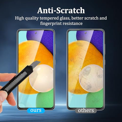 2+2 Pack Privacy Screen Protector for Samsung Galaxy A52 5G - size: Galaxy A52 2+2 Pack