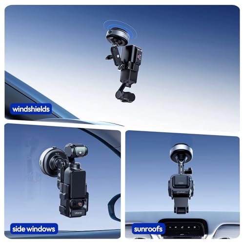 ULANZI SK-23 Electric Camera Suction Cup Mount with 1/4" Screw Hole