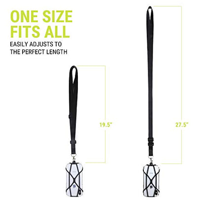 Gear Beast Universal Crossbody Cell Phone Lanyard Compatible with iPhone, Galaxy & Most Smartphones, Phone Case Holder & Cross Body Strap - color: Clear