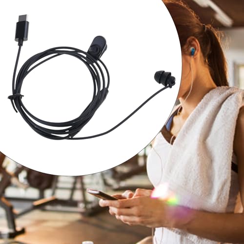 1-Pack USB Type C Single Ear Headset with Noise Reducing Microphone Call Center Headphone for Computer PC Office Communication