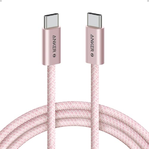 Anker Zolo USB C to USB C Cable, 240W Fast Charging Cable (6 ft, Pink) - color: Pink, size: 6ft