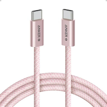 Anker Zolo USB C to USB C Cable, 240W Fast Charging Cable (6 ft, Pink) - color: Pink, size: 6ft
