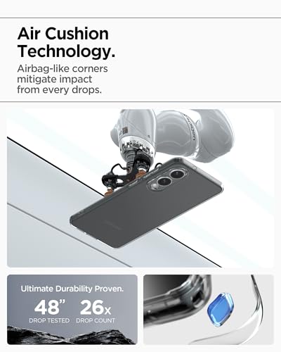 Spigen Liquid Crystal Designed for Galaxy S25 Edge Case (2025) [Anti-Yellowing], [Military-Grade Protection] - Space Crystal - color: Space Crystal, size: 6.6in (Galaxy S25 Edge)
