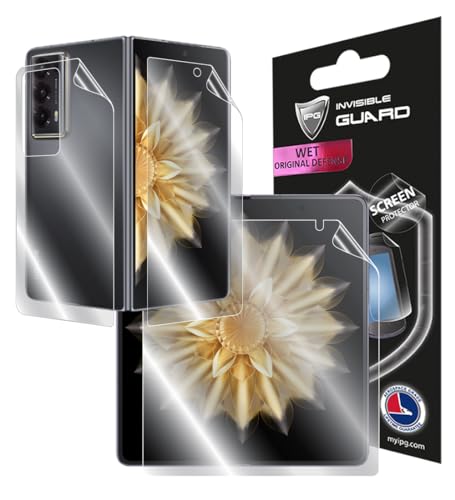 IPG For HONOR Magic V2 FULL BODY ( External + İnternal Screen + Back) HydroGel Screen Protector Invisible Touch Screen Sensitive Ultra HD Clear Film Anti Scratch Skin Guard - Smooth / Self-Healing / Bubble -Free Screen & Back for MagicV2