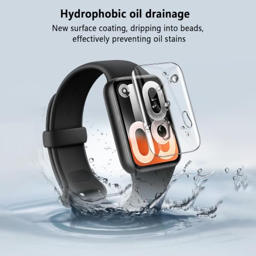 Aiziki（6 Pack Compatible for Xiaomi Smart Band 10 Pro Screen Protector, Flexible TPU Film [Not Glass], Full Coverag, HD Clear, Easy Install, Bubble Free for Xiaomi Smart Band 10 Pro Screen Protector - size: RM6-Xiaomi Smart Band 10 Pro-US