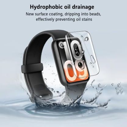 Aiziki（6 Pack Compatible for Xiaomi Smart Band 10 Pro Screen Protector, Flexible TPU Film [Not Glass], Full Coverag, HD Clear, Easy Install, Bubble Free for Xiaomi Smart Band 10 Pro Screen Protector - size: RM6-Xiaomi Smart Band 10 Pro-US