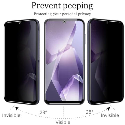 KAREEN Privacy Screen Protector for Samsung Galaxy A26 5G Tempered Glass
