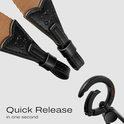 C Coiro Phone Lanyard Crossbody for iPhone, Samsung Universal Adjustable Clip and Go Phone Strap Hands Free Neck Lanyard - color: Brown
