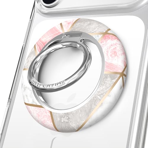 VELVET CAVIAR Compatible with MagSafe Phone Grip - color: Geometric Marble