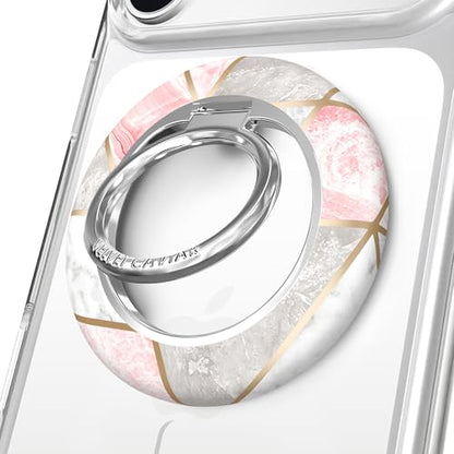 VELVET CAVIAR Compatible with MagSafe Phone Grip - color: Geometric Marble