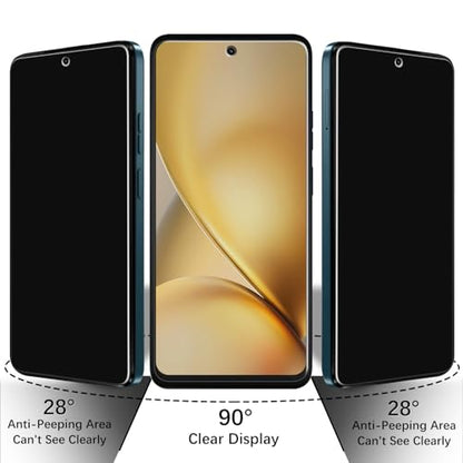 2 Pack Privacy Screen Protector for Motorola Moto G Play 2026 - color: Blac-Moto G Play 2026