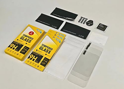 Screen Protector for iPhone 17 Pro – 6.3” – 3-Pack [9H Hardness] Tempered Glass – Scratch and Impact Resistant, Easy Install – High Sensitivity – Case-Friendly