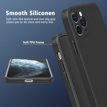 FanTEK Phone Case Compatible with iPhone 11 Pro Max Case, Anti-Scratch & Fingerprint Phone Case Protective Cover, Matte Black - size: iPhone 11 Pro Max