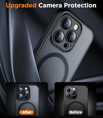 SPIDERCASE Magnetic for iPhone 13 Pro Max Case,Black - color: Black, size: Iphone 13 Pro Max 6.7''