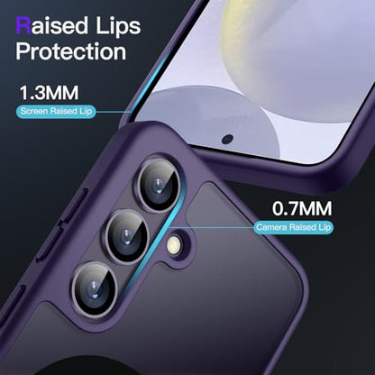 JETech Magnetic Case for Samsung Galaxy S24, Cobalt Violet - color: Cobalt Violet, size: Galaxy S24