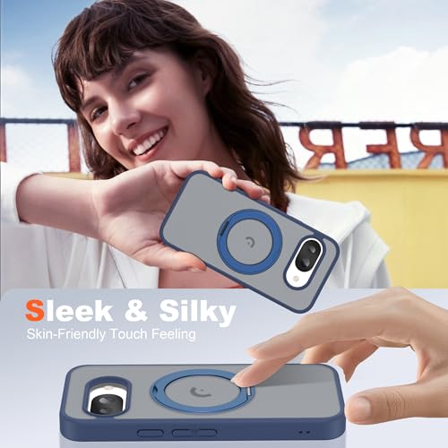 Compatible with Google Pixel 9a Case with Stand 6.3",Blue - color: Blue, size: Google Pixel 9a