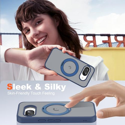 Compatible with Google Pixel 9a Case with Stand 6.3",Blue - color: Blue, size: Google Pixel 9a
