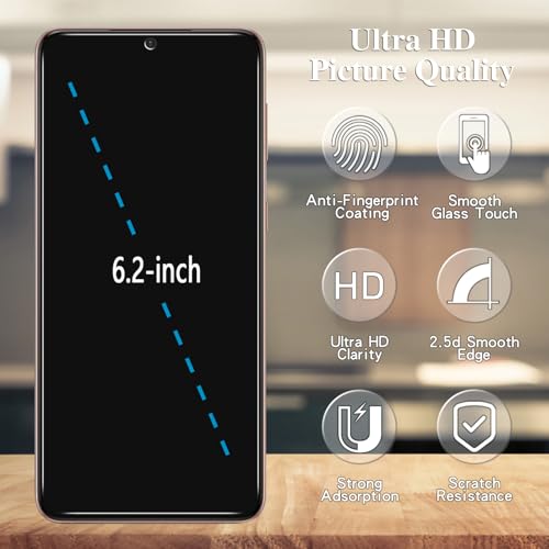 Pokolan Privacy Screen Protector for Samsung Galaxy S21 5G Tempered Glass - size: Samsung Galaxy S21 6.2-inches