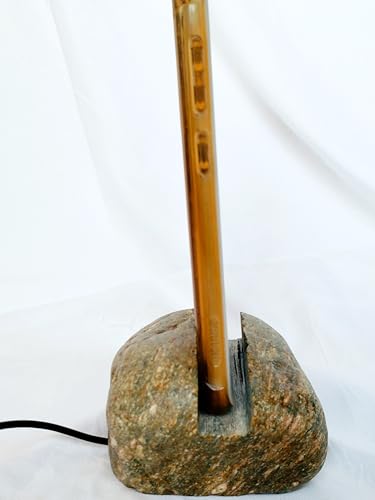 Natural Stone Phone Dock, Charging Station Stand with Cable Management, Desktop Phone Holder