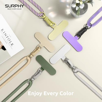 SURPHY Phone Lanyard Crossbody, Phone Strap Crossbody with 2 Tether Tabs - color: Army Green