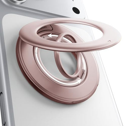 TORRAS 2025 Flagship Magnetic Phone Grip Ring Holder Kickstand, Dusty Rose - color: Dusty Rose Gold