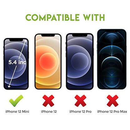 iPhone 12 Mini Screen Protector - (5.4 Inch) Tempered Glass Screen Compatible with Apple (3 PACK)
