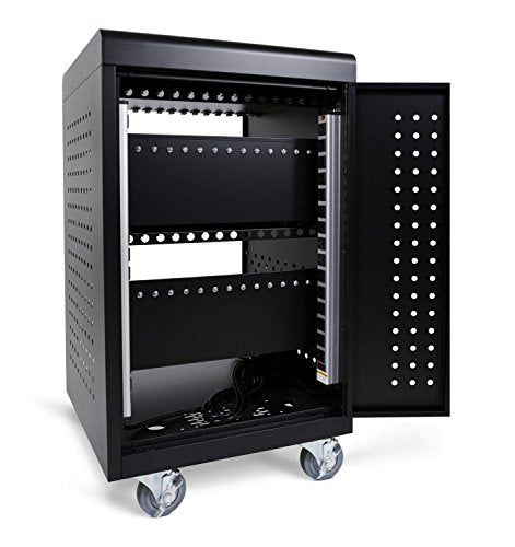LUXOR LLTM30-B-UPS 30 Tablet/Chromebook Charging Station, Black