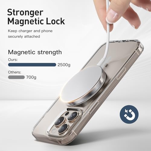 RYND 2026 Latest Magnetic Wireless Charger for iPhone: Mag Safe Charger Fast Charging Pad Compatible with iPhone 17 16 15 14 13 12 Pro Max Plus & Airpods 2 3 4Pro(3 Pack)