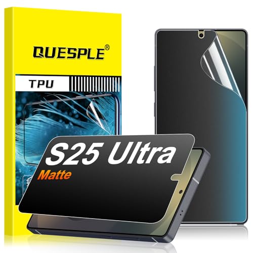 2 Pack for Samsung Galaxy S25 Ultra Anti-Glare Matte Privacy Screen Protector 6.9 inch, Smooth and Responsive Touch Flexible EPU Film, [Support Fingerprint Unlock] [Self-Healing] [Not Glass] - size: Samsung Galaxy S25 Ultra