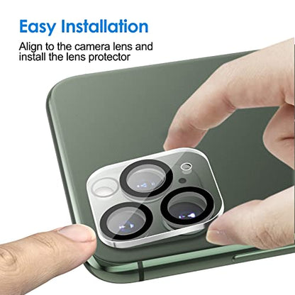 JETech Camera Lens Protector for iPhone 11 Pro Max/11 Pro, 3-Pack - size: iPhone 11 Pro/11 Pro Max