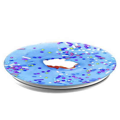 PopSockets: Collapsible Grip & Stand for Phones and Tablets - Blue Donut