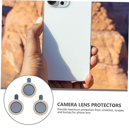 Veemoon 3pcs Camera Lens Protectors for Pro Scratch Resistant Lens Films with High Light Transmittance Easy Installation Anti-fall Finish