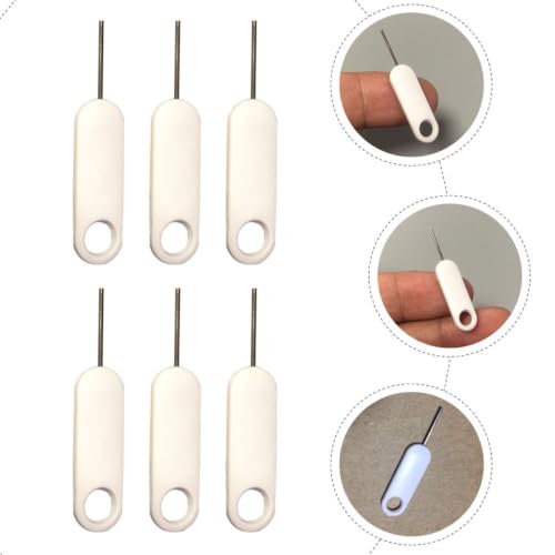 20pcs Sim Eject Tool Pin Stainless Steel Plastic for Mobile Phones
