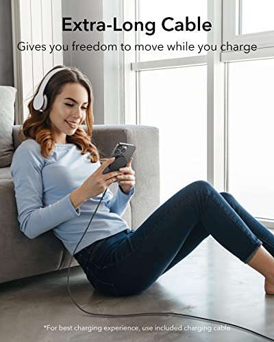 ESR for Magsafe Charger, Wireless Charger Kickstand, Charging Pad for iPhone 16/15/14/13/12 Series and AirPods 4/3/Pro/Pro 2, Galaxy S25 Strong Magnetic with 5 ft Removable Cable, Black - color: Black