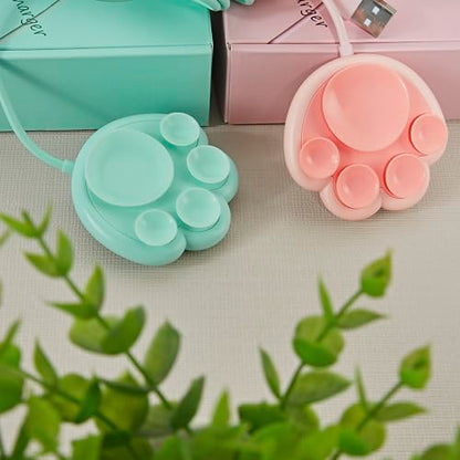 Pink Cat Paw Wireless Charger - 15W Fast Charging for iPhone & Samsung, for Cat Lovers, Best Friends & Teens (Adorable Design)(No AC Adapter) (Pink) - color: Pink