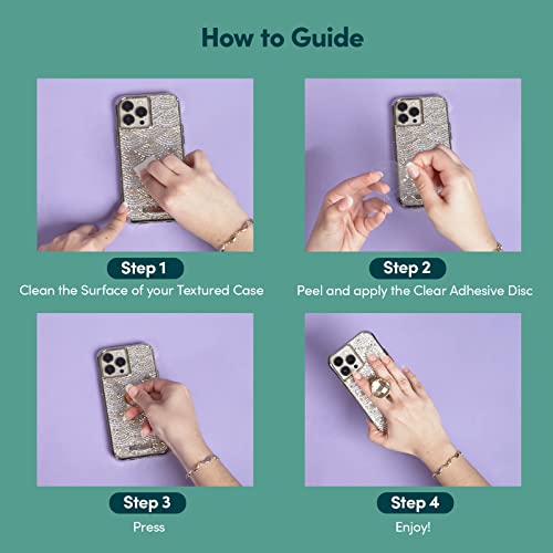 Case-Mate Minis - Cell Phone Grip/Stand - Twinkle Diamond - color: Twinkle Diamond