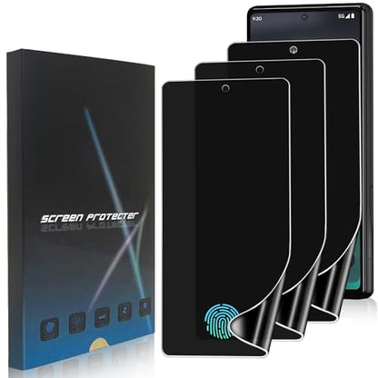 3 Pack TPU Privacy Screen Protector for Google Pixel 6A 6.1" - size: Google Pixel 6A