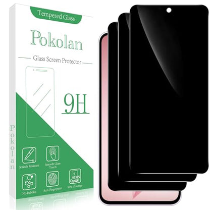 Pokolan Privacy Screen Protector For Samsung Galaxy A36 5G Tempered Glass - size: Galaxy A36