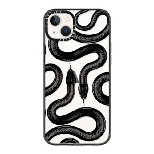 CASETiFY for iPhone 14 Plus Case - Compact | Lightweight | 4ft. 2x Military Grade Drop Protection | Black Kingsnake | Black - color: Black Kingsnake, size: Iphone 14 Plus (6.7")