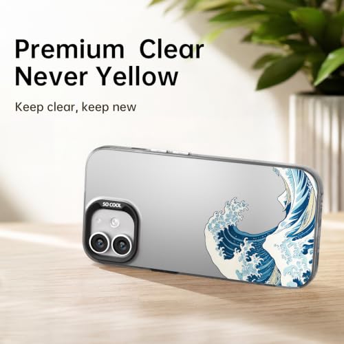 for iPhone 12/12 Pro Case, TPU, Drop Protection, Waves | Matte Silver Back, Shockproof, Fade-resistant, Anti-yellow, Lens Protection, Precise Cutout, Slim grip, Waves - color: Waves, size: iPhone 12/12 Pro