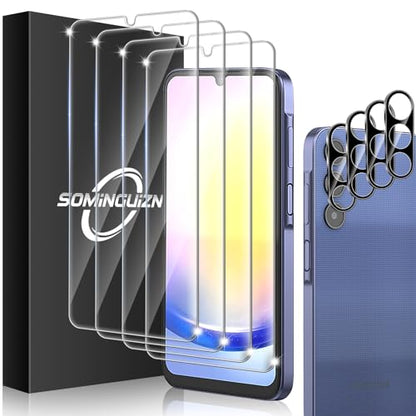 4+4 for Samsung Galaxy A25 5G Screen Protector Camera Lens Protector - size: Galaxy A25