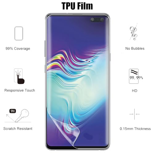 2 Pack Screen Protector for Samsung Galaxy S10 Plus - size: S10 Plus (6.4 inches)