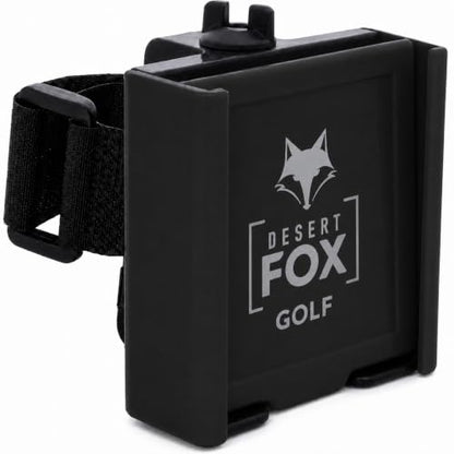 Strap Style Golf Cart Phone Holder, Golf Cart Phone Mount by Desert Fox - color: Black