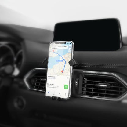 BEERTE Car Phone Holder for Mazda CX-5 2017-2026 CX5 Gravity Phone Mount - color: Carbon Fiber Pattern