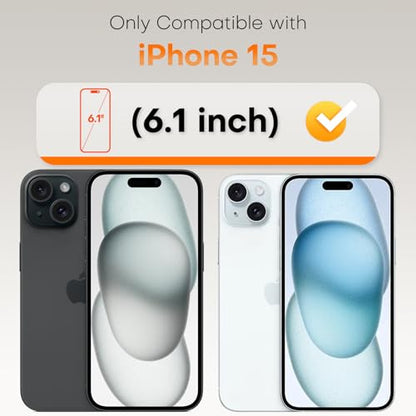 TOCOL for iPhone 15 Screen Protector, Clear - color: Clear