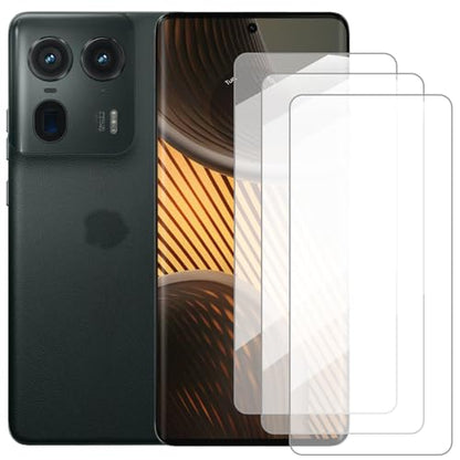 Screen Protector Compatible with Motorola Edge 50 Ultra 5G(6.7 Inch) [3 Pack] Glass Screen Protector Suitable for Motorola Edge 50 Ultra 5G, Tempered Glass Protective Film