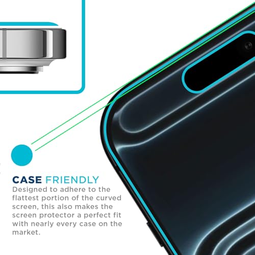 Tech Armor Privacy Glass for iPhone 17 Pro Max Screen Protector, 1-Pack